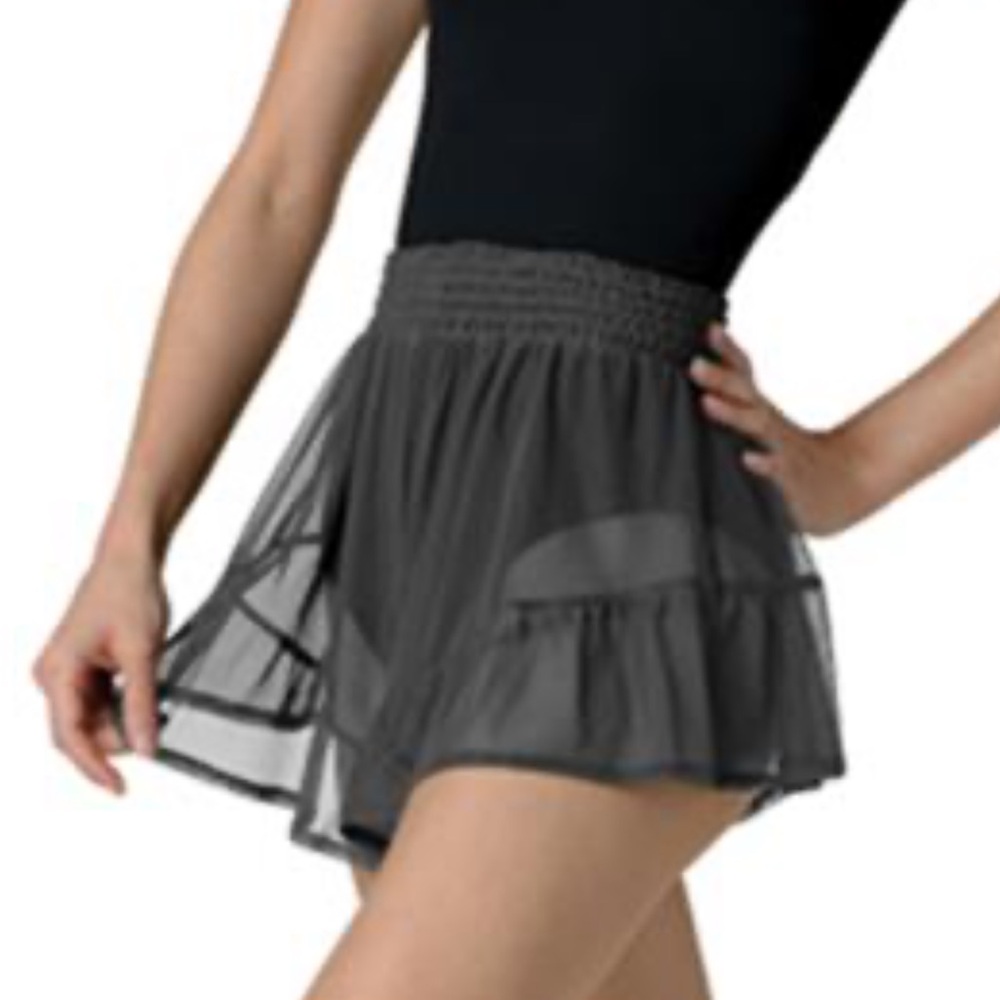 Danz N Motion mesh black short ballet dance